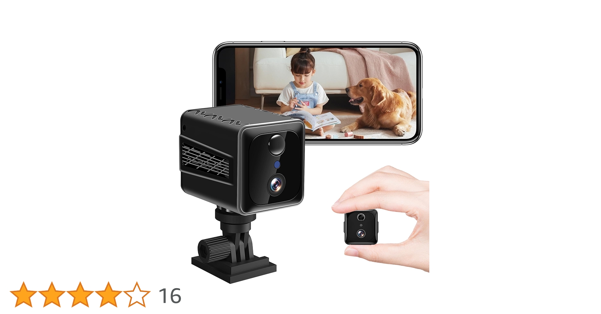Amazon.co.jp: スマホ連動 ZHTNC 双方向通話 小型カメラ 4K WiFi
